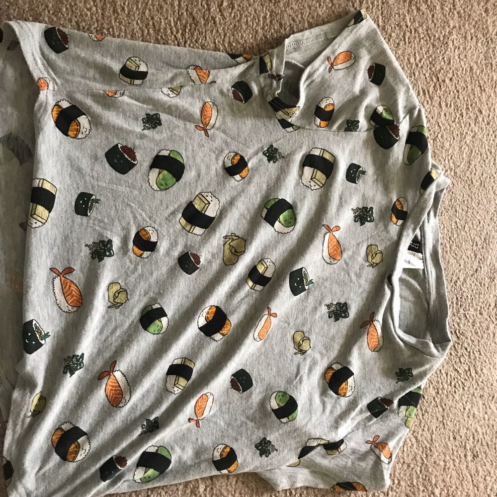 H&M sushi crop top